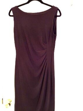NWT Anne Klein Plus Size Classic Black Sleeveless Sheath Dress